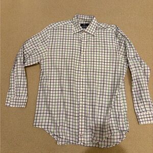 Vineyard Vines Men's Plaid Shirt - Blue and White